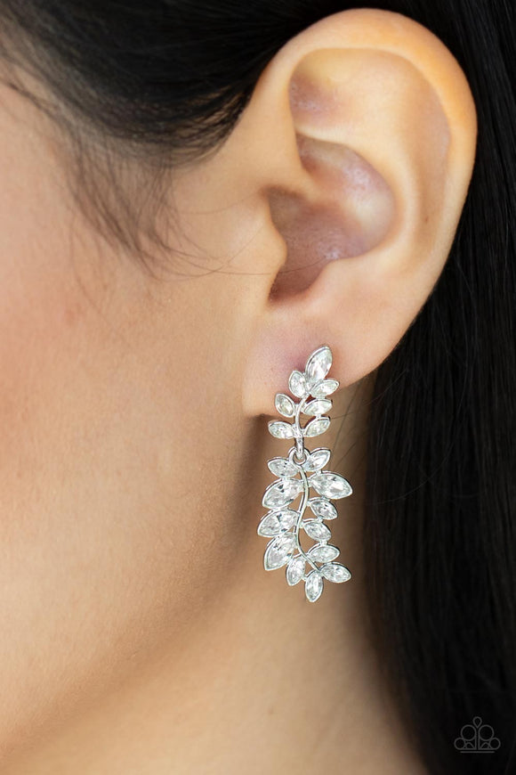Frond Fairytale White ✧ Post Earrings Post Earrings
