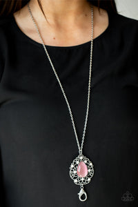 Lanyard,Light Pink,Necklace Long,Pink,Bewitched Beam Pink ✧ Lanyard Necklace