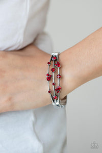 Bracelet Hinged,Red,Cosmic Candescence Red  ✧ Bracelet