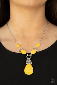 Necklace Short,Yellow,Summer Idol Yellow ✧ Necklace