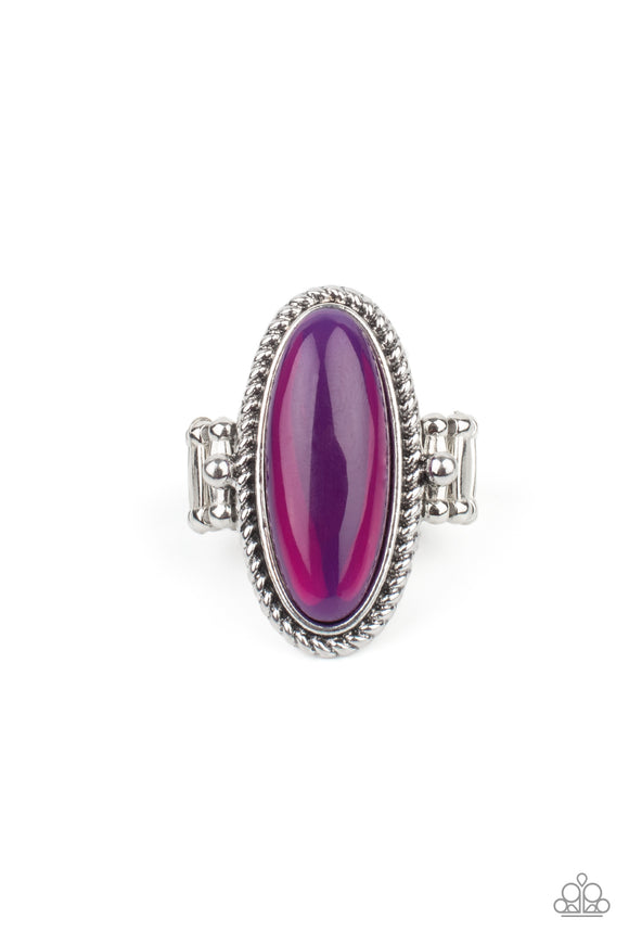 Oval Oasis Purple ✧ Ring Ring