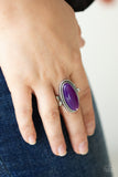 Oval Oasis Purple ✧ Ring Ring