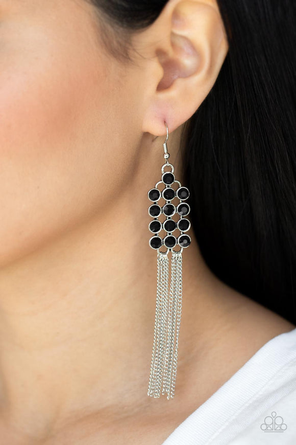 Tasteful Tassel Black ✧ Earrings Earrings