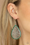 Fleur de Fantasy Green ✧ Earrings Earrings
