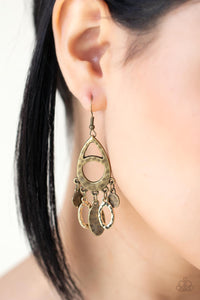 Brass,Earrings Fish Hook,Gold,Multi-Colored,PLAINS Jane Multi ✧ Earrings