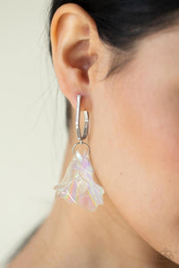 Earrings Hoop,Favorite,Iridescent,Multi-Colored,Silver,Jaw-Droppingly Jelly Silver ✧ Hoop Earrings