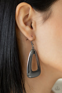 Black,Earrings Fish Hook,Gunmetal,Irresistibly Industrial Black ✧ Earrings