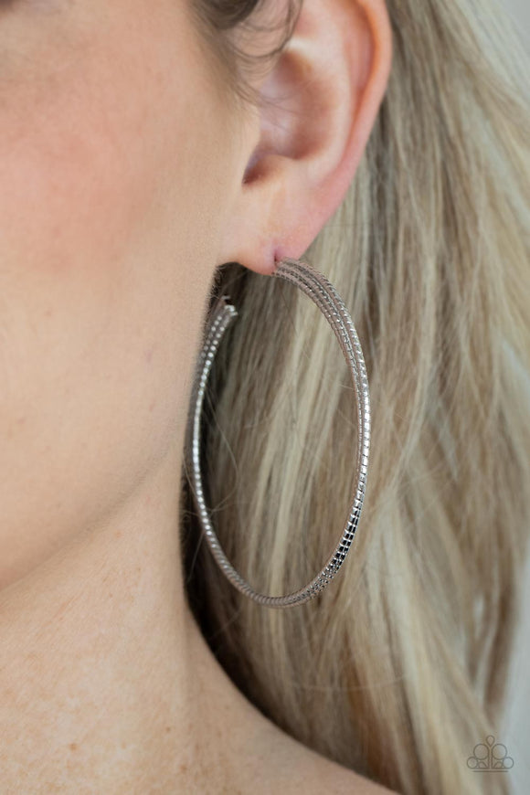 Candescent Curves Silver ✧ Hoop Earrings Hoop Earrings