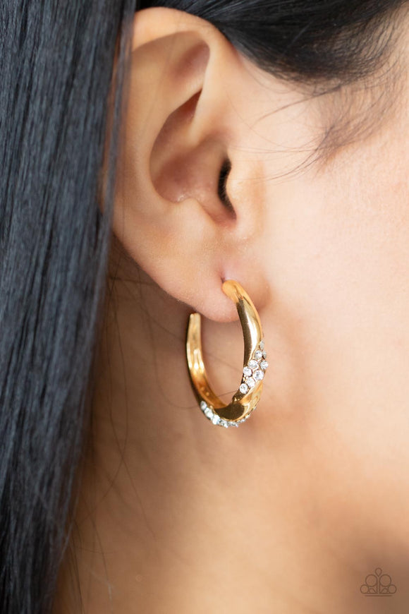 Subliminal Shimmer Gold ✧ Hoop Earrings