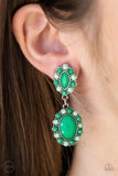Positively Pampered Green ✧ Clip-On Earrings Clip-On Earrings