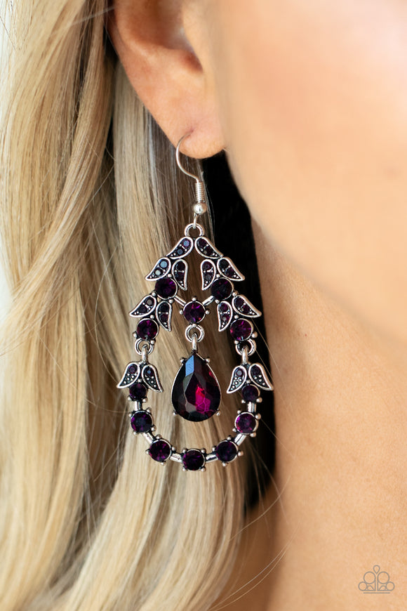 Garden Decorum Purple ✧ Earrings Earrings