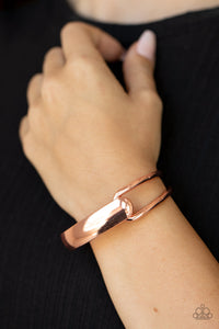 Bracelet Hinged,Copper,Couture-Clutcher Copper  ✧ Bracelet