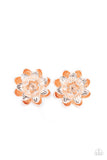 Water Lily Love Rose Gold ✧ Post Earrings Post Earrings