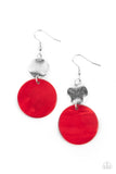 Opulently Oasis Red ✧ Earrings Earrings