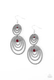Cosmic Twirl Red ✧ Earrings Earrings