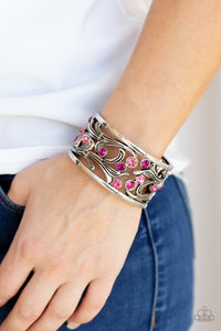 Bracelet Stretchy,Light Pink,Pink,Garden Masquerade Pink ✧ Bracelet