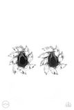 Sophisticated Swirl Black ✧ Clip-On Earrings Clip-On Earrings