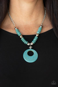 Blue,Necklace Short,Turquoise,Oasis Goddess Blue ✨ Necklace