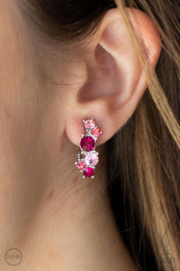 Earrings Clip-On,Light Pink,Pink,Cosmic Celebration Pink ✧ Clip-On Earrings