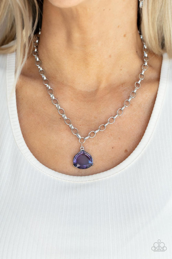 Gallery Gem Purple ✨ Necklace Short