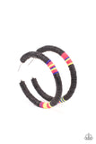 Colorfully Contagious Black ✧Hoop Earrings Hoop Earrings