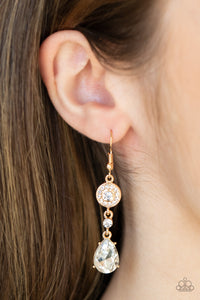 Earrings Fish Hook,Gold,Graceful Glimmer Gold ✧ Earrings