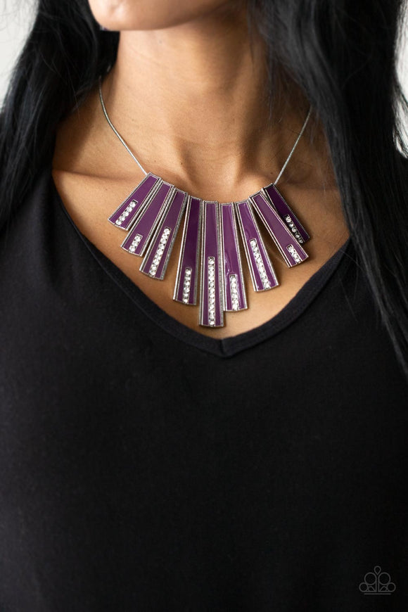 FAN-tastically Deco Purple ✨ Necklace Short