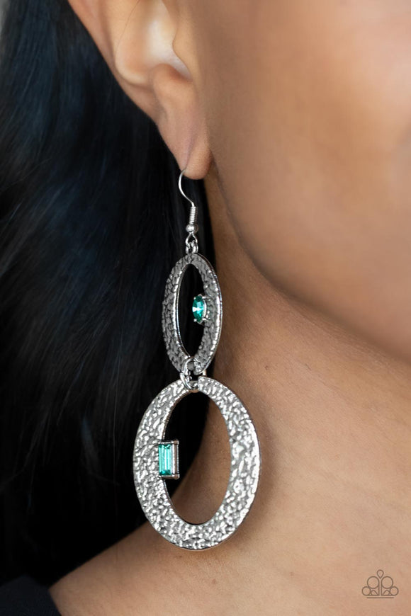 OVAL and OVAL Again Green ✧ Earrings Earrings