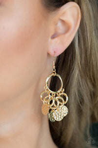 Earrings Fish Hook,Gold,Partners in CHIME Gold ✧ Earrings