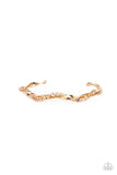 Twisted Twinkle Gold ✧ Cuff Bracelet