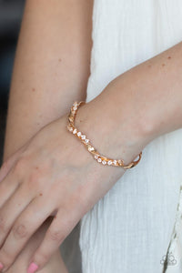 Bracelet Cuff,Gold,Twisted Twinkle Gold ✧ Cuff Bracelet