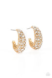 Glamorously Glimmering Gold ✧ Hoop Earrings