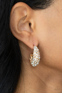 Earrings Hoop,Gold,Holiday,Glamorously Glimmering Gold ✧ Hoop Earrings
