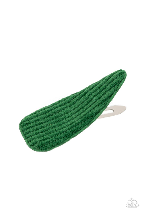 Colorfully Corduroy Green ✧ Corduroy Hair Clip Hair Clip Accessory