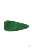 Colorfully Corduroy Green ✧ Corduroy Hair Clip Hair Clip Accessory