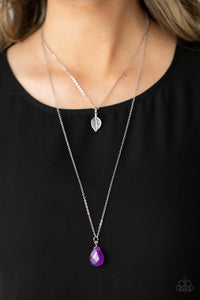 Necklace Long,Purple,Natural Essence Purple ✨ Necklace