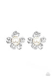 Apple Blossom Pearls White ✧ Post Earrings