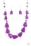 Tenaciously Tangy Purple ✧ Necklace Short