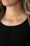 Urban Expo Yellow ✧ Choker Necklace
