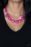 Tenaciously Tangy Pink ✧ Necklace Short