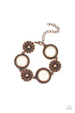 Fredonia Flower Patch Copper ✧ Bracelet Clasp Bracelet
