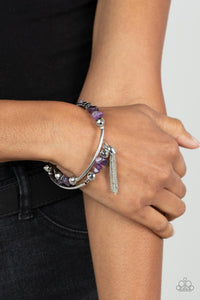 Bracelet Coil,Purple,Mineral Mosaic Purple ✧ Bracelet