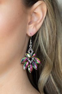 Earrings Fish Hook,Favorite,Multi-Colored,Oil Spill,Galaxy Grandeur Multi ✧ Earrings