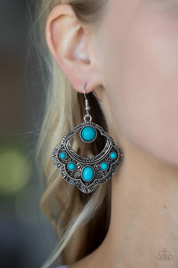 Saguaro Sunset Blue ✧ Earrings