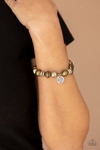 Bracelet Stretchy,Brass,Multi-Colored,Aesthetic Appeal Multi  ✧ Bracelet