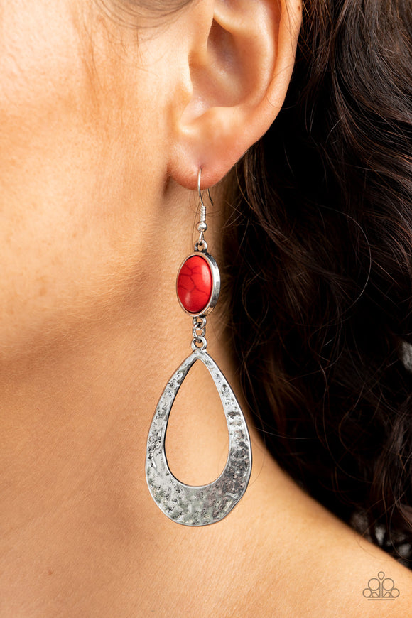 Badlands Baby Red ✧ Earrings Earrings