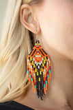 Boho Blast Black ✧ Seed Bead Earrings Earrings