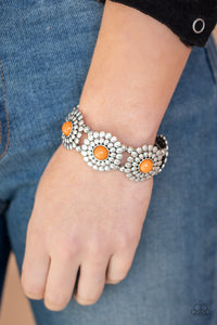 Bracelet Stretchy,Orange,Bountiful Blossoms Orange  ✧ Bracelet