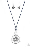 CORD-inated Effort Blue ✨ Necklace Long