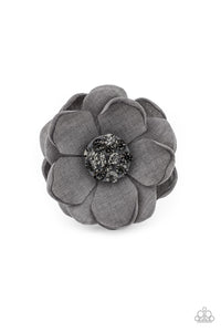 Blossom Clip,Gray,Silver,Dewdrop Dazzle Silver ✧ Blossom Hair Clip